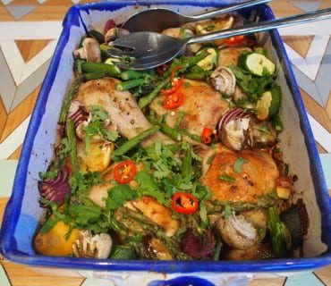 Baked Lemon Cumin Chicken