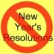 No New Years resolution